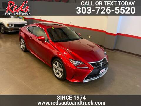 2015 Lexus RC 350 for sale at Red's Auto and Truck in Longmont CO
