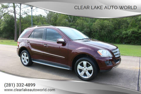 2009 Mercedes-Benz M-Class for sale at Clear Lake Auto World in League City TX