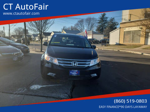 2012 Honda Odyssey for sale at CT AutoFair in West Hartford CT