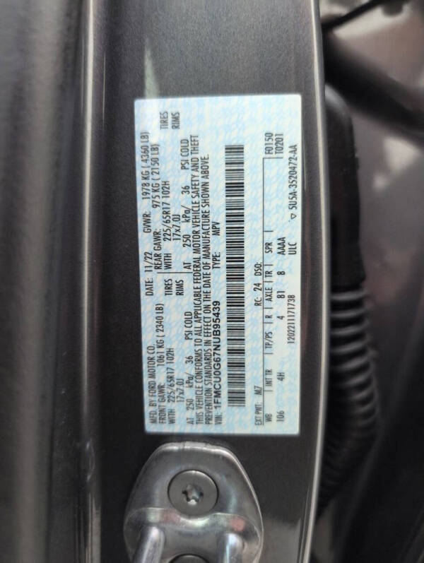 2022 Ford Escape SE