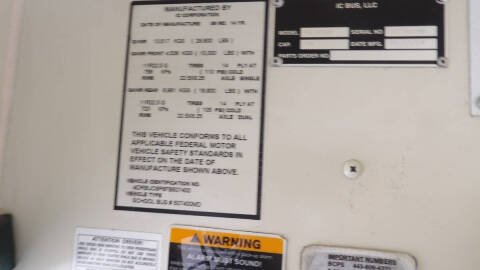 2015 IC Bus CE Series