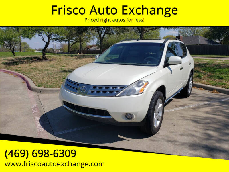 2006 Nissan Murano for sale at Frisco Exchange LLC in Frisco TX