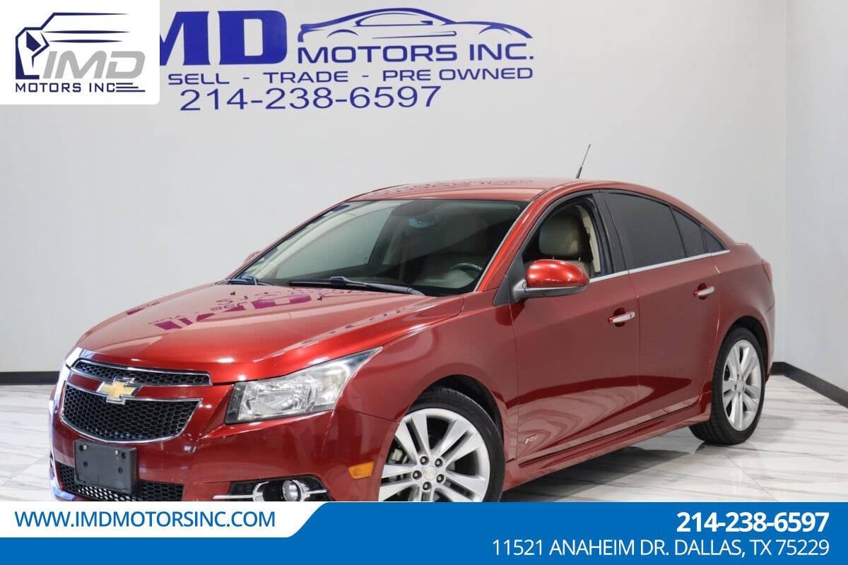 2012 Chevrolet Cruze for sale at IMD MOTORS, INC in Dallas, TX