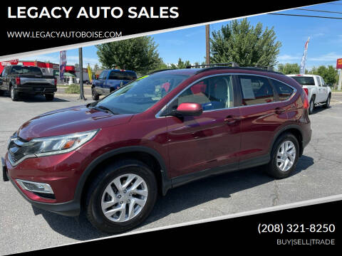 2015 Honda CR-V for sale at LEGACY AUTO SALES in Boise ID