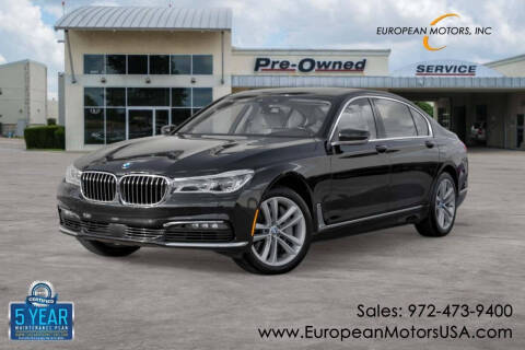 2018 BMW 7 Series for sale at European Motors Inc in Plano TX