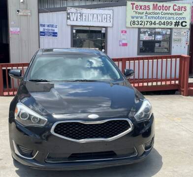 2014 Kia Cadenza for sale at TEXAS MOTOR CARS in Houston TX