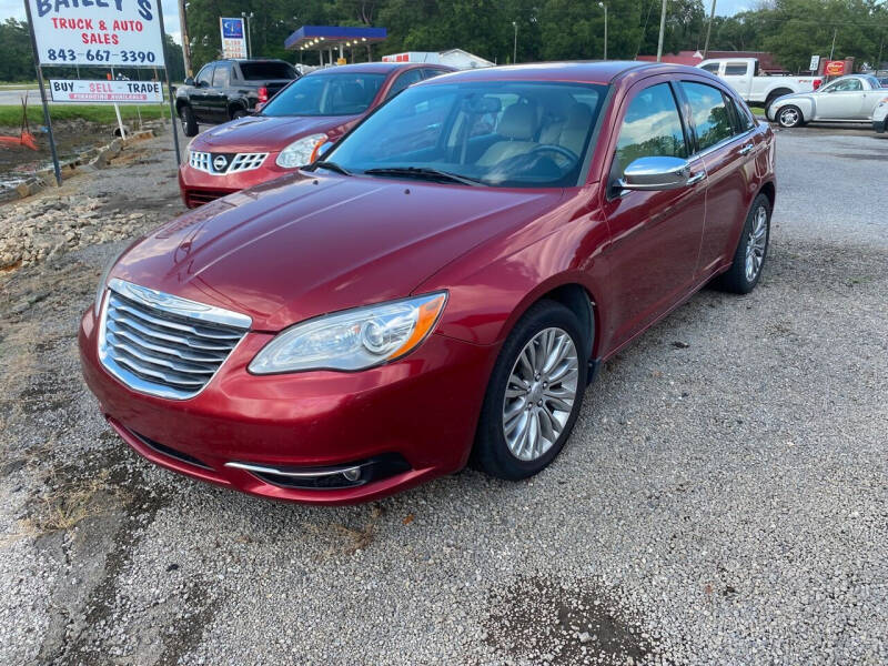 2013 Chrysler 200 for sale at Baileys Truck and Auto Sales in Effingham SC