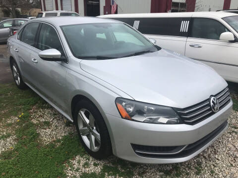 2012 Volkswagen Passat for sale at Bay City Auto's in Mobile AL