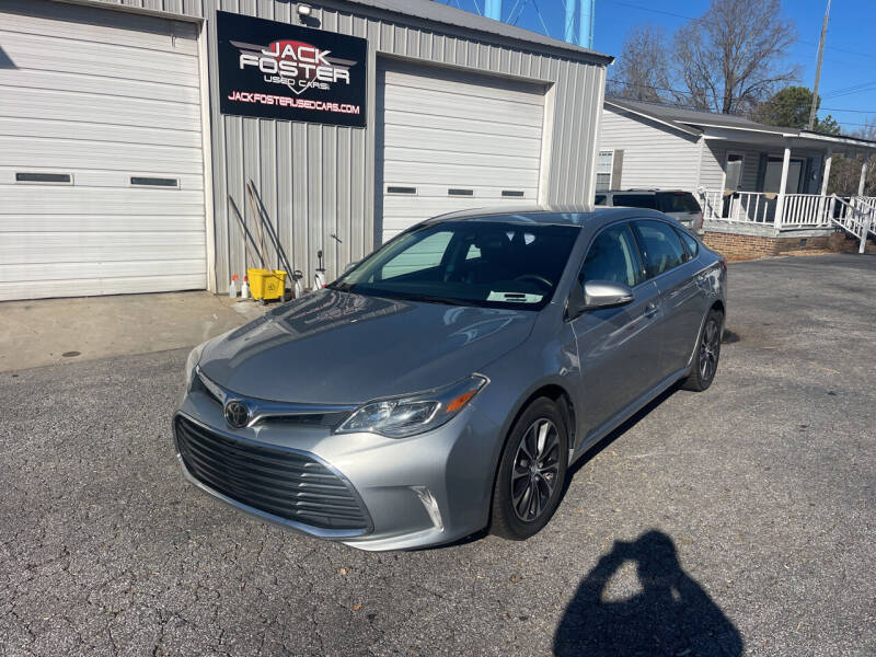 2018 Toyota Avalon for sale at Jack Foster Used Cars LLC in Honea Path SC