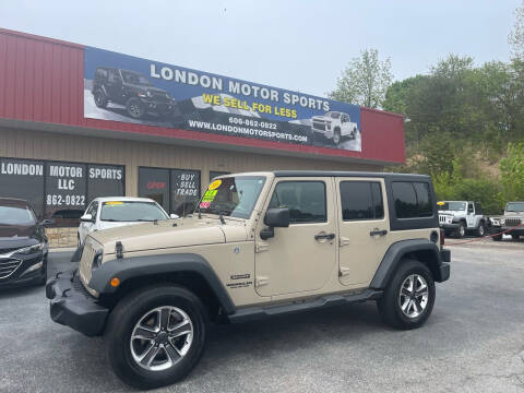 2016 Jeep Wrangler Unlimited for sale at London Motor Sports, LLC in London KY