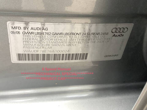 2006 Audi A4 2.0T quattro