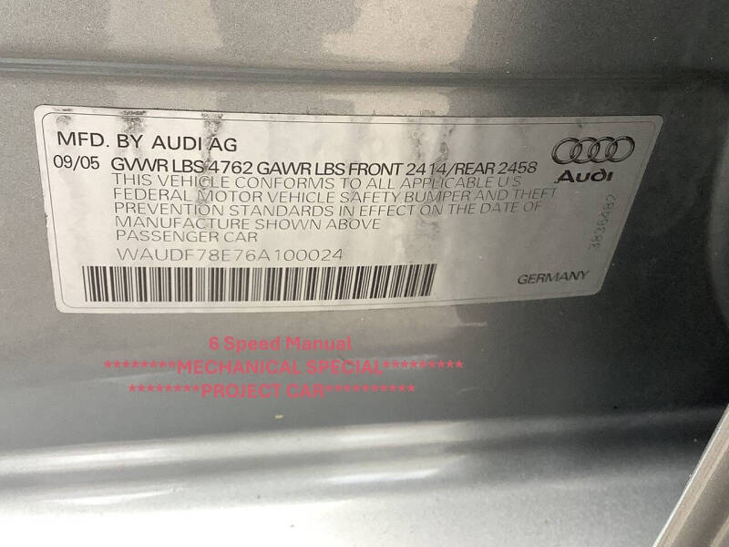 2006 Audi A4 2.0T quattro