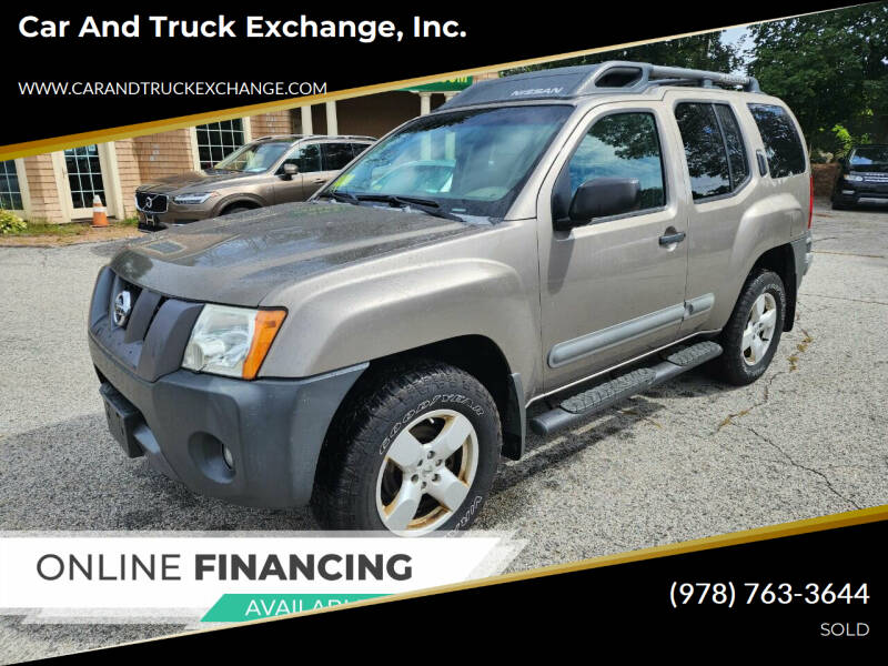 2008 Nissan Xterra for sale at Car and Truck Exchange, Inc. in Rowley MA