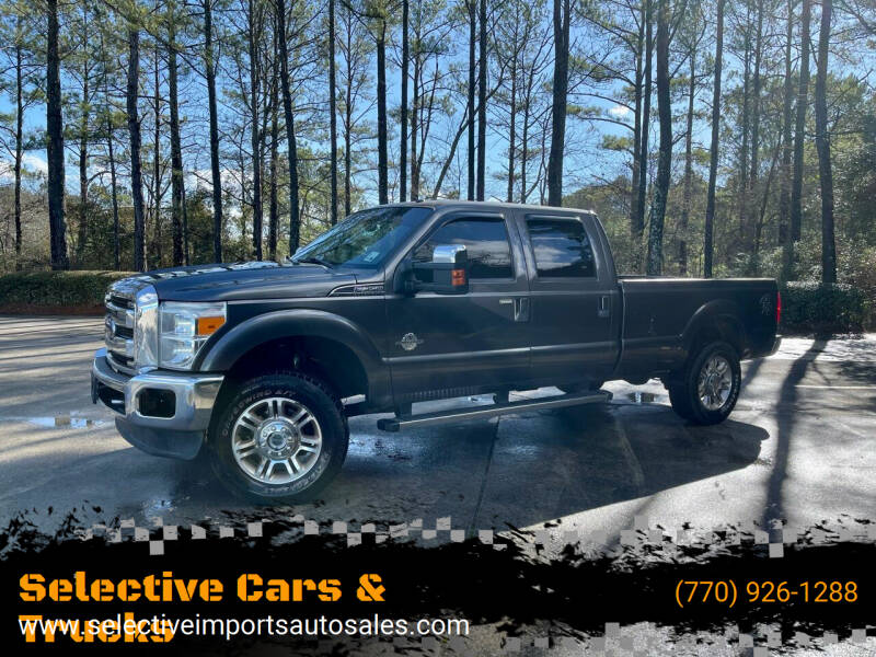 2015 Ford F-350 Super Duty for sale at Selective Cars & Trucks in Woodstock GA
