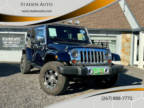 2013 Jeep Wrangler Unlimited for sale at Staden Auto in Feasterville Trevose PA