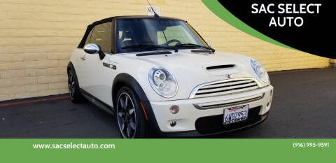 2008 MINI Cooper for sale at SAC SELECT AUTO in Sacramento CA