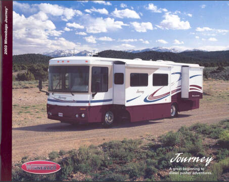 2003 Winnebago Journey for sale at S & M WHEELESTATE SALES INC - Class A in Princeton NC