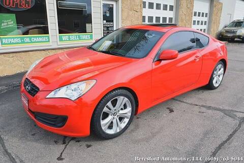 2010 Hyundai Genesis Coupe for sale at Beresford Automotive in Beresford SD
