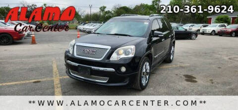 2012 GMC Acadia for sale at Alamo Car Center in San Antonio TX