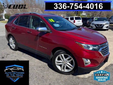 2018 Chevrolet Equinox for sale at Auto Network of the Triad in Walkertown NC