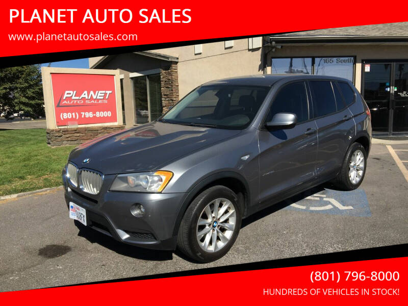 2014 BMW X3 for sale at PLANET AUTO SALES in Lindon UT