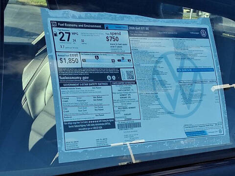 2026 Volkswagen Golf GTI SE