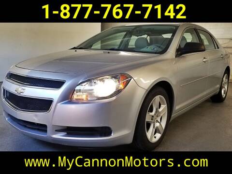 2012 Chevrolet Malibu for sale at Cannon Motors in Silverdale PA