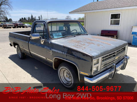 1986 Chevrolet C/K 10 Series for sale at B & B Auto Sales in Brookings SD
