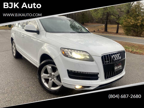 2013 Audi Q7 for sale at BJK Auto in Oilville VA