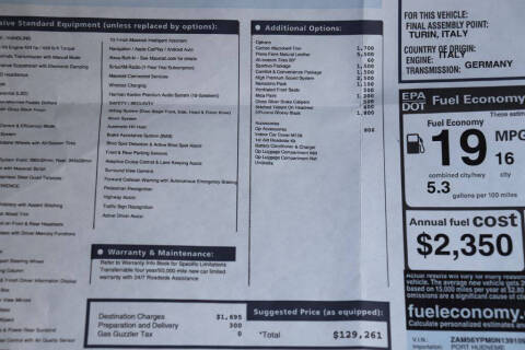 2022 Maserati Quattroporte Modena