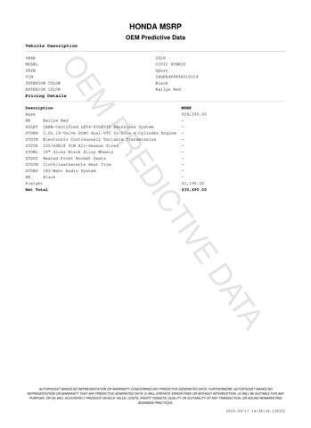 2026 Honda Civic Hybrid Sport