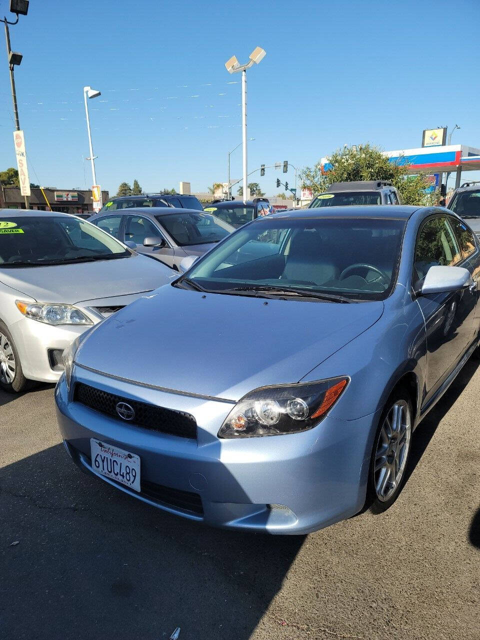 Blue 2009 Scion tC Base Base 2dr Hatchback 5M 2