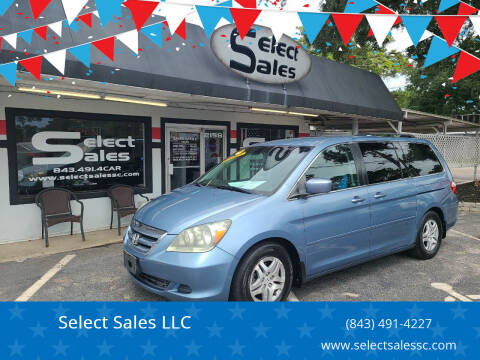 2007 Honda Odyssey for sale at Select Sales LLC in Little River SC