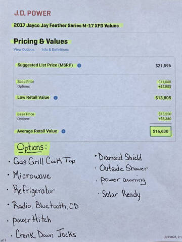 2017 Jayco Jay Feather