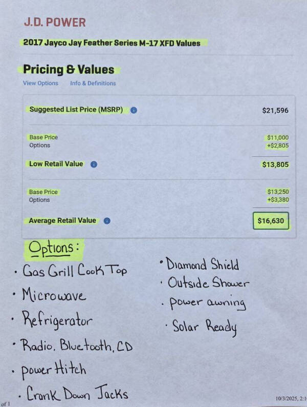 2017 Jayco Jay Feather