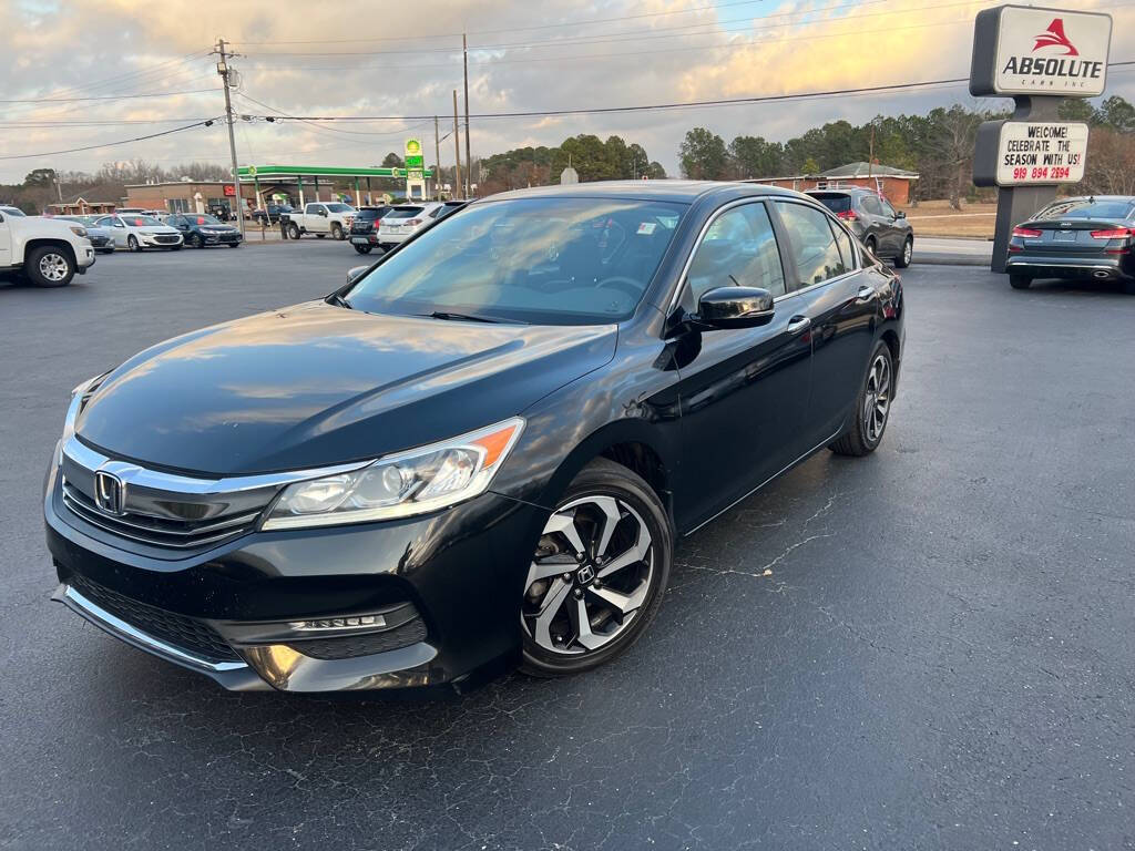 2017 Honda Accord for sale at Absolute Cars Inc in Benson, NC