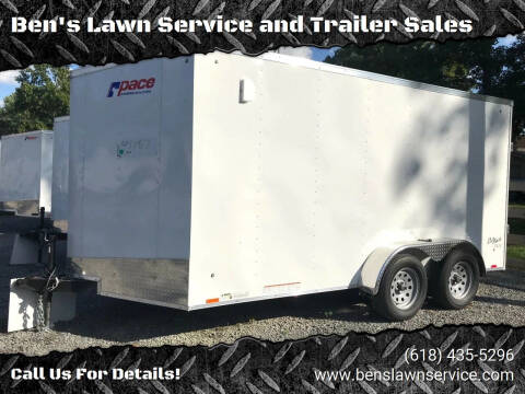 2019 Pace American OB7X14TE2 for sale at Ben's Lawn Service and Trailer Sales in Benton IL
