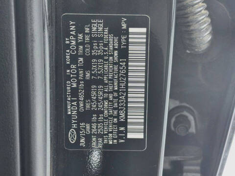 2017 Hyundai Tucson Limited