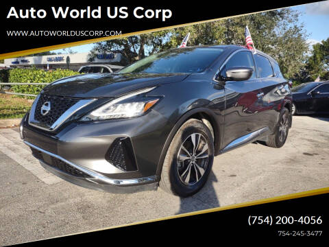 2019 Nissan Murano for sale at Auto World US Corp in Plantation FL