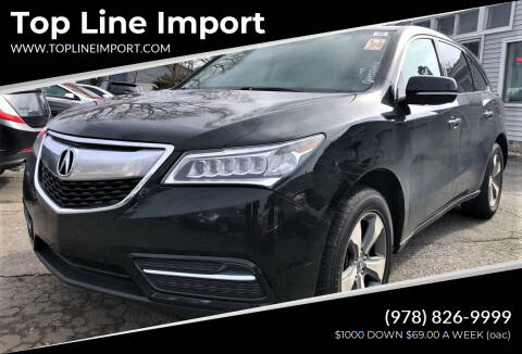2015 Acura MDX for sale at Top Line Import in Haverhill MA