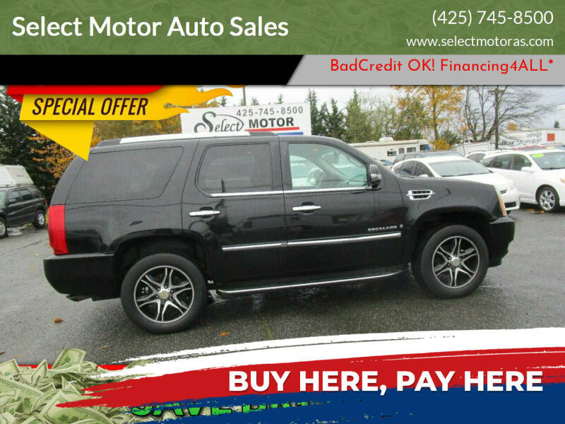 2008 Cadillac Escalade for sale at Select Motor Auto Sales in Lynnwood WA