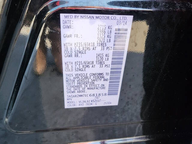 2014 Nissan Pathfinder S