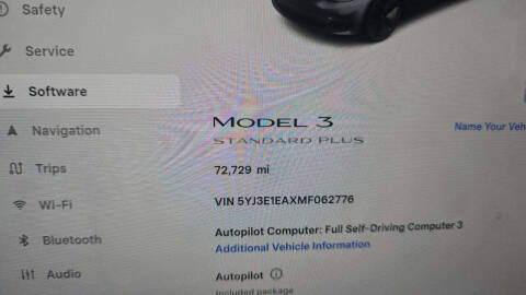 2021 Tesla Model 3 Standard Range Plus
