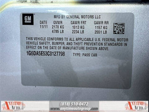 2012 Cadillac CTS 3.0L