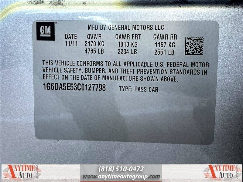 2012 Cadillac CTS 3.0L