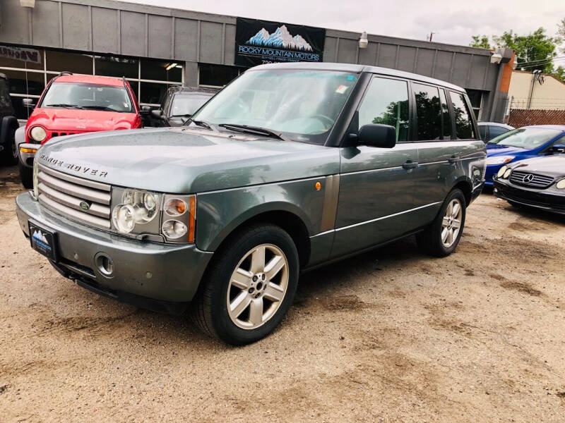 2003 Land Rover Range Rover for sale at Rocky Mountain Motors LTD in Englewood CO