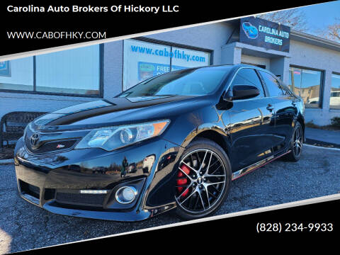 2013 Toyota Camry for sale at Carolina Auto Brokers of Hickory LLC in Newton NC