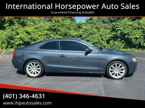 2011 Audi A5 for sale at International Horsepower Auto Sales in Warwick RI