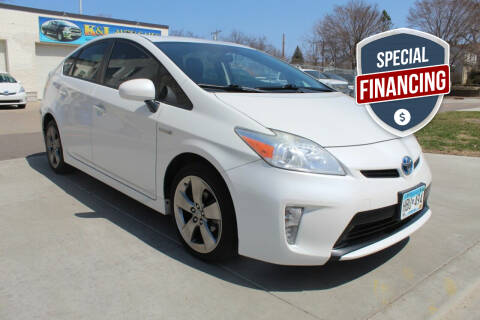 2013 Toyota Prius for sale at K & L Auto Sales in Saint Paul MN
