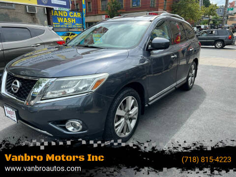 2014 Nissan Pathfinder for sale at Vanbro Motors Inc in Staten Island NY